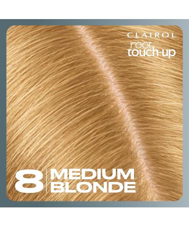 Clairol Root Touch-Up Permanent Hair Dye - 8 Medium Blonde - 1 Count - Single Pack - Buy Online on GoSupps.com