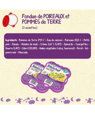 Bl dina - Bl dichef - 8 small dishes for babies - Lunch and evening meals - From 15 months - 5 recipes - Pack of 8 - Buy Online on GoSupps.com