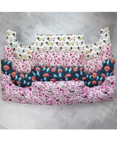 Double Mastectomy Heart Pillow for Surgery Recovery | Breast & Lumpectomy Patients Gift | Chest Open & Sleeping Support - Pink Birds - Buy Online on GoSupps.com