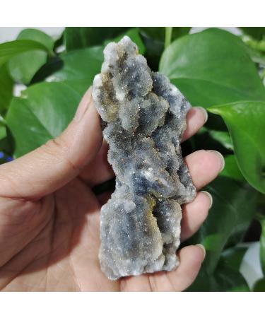 Natural Crystal Rough Natural Crystal Rough A Natural Sphalerite Specimen Crystal Cluster Specimen of Open Crystal Clusters Home Decorated Ball for Decoration Stone Generator (Color : 20-105g)