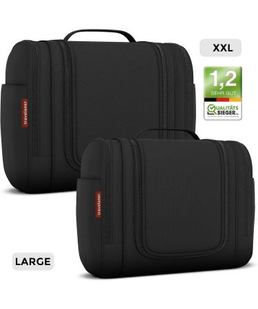Cultural Bag 2024 - Premium Quality Cosmetic & Washing Bag for Men Women & Children - 7L Storage Space - Black - Buy Online on GoSupps.com