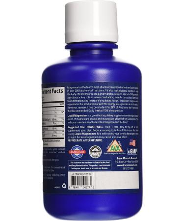 Trace Minerals Research Liquid Magnesium 300mg 16 fl oz - Premium Supplement - Buy Online on GoSupps.com