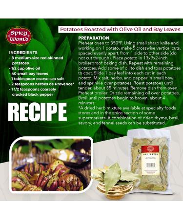 Spicy World Bay Leaf/Leaves Whole 1.75oz (50g) - Indian Bay Leaf - Buy Online on GoSupps.com