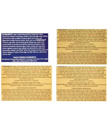 Tortuga Caribbean Rum Cake Assortment - 4x4oz Mini Rum Cakes - Buy Online on GoSupps.com