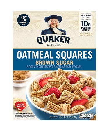 Quaker Oatmeal Squares Brown Sugar & Cinnamon Variety Pack - 3 Pack Cereal - Buy Online on GoSupps.com