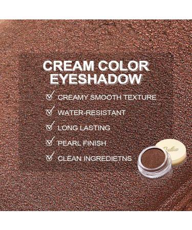 Oulac Shimmer Eyeshadow Pearl Finish in Bronze | Highly Pigmented & Waterproof | Vegan & Cruelty-Free | 06g - Buy Online on GoSupps.com
