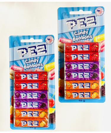 Candy refils 12 refills (4 x Grape 4 x Cherry 4 x Orange) 98gr