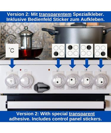 Buy Herd Button Child Lock - Safe & Easy Installation for 6 Button Stoves | International Shipping Available - Buy Online on GoSupps.com