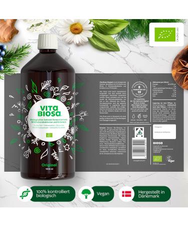 Vita Biosa Herbs Eco - Fresh & Sour Probiotic Drink 1L | International Shipping Available - Buy Online on GoSupps.com