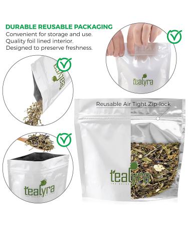Tealyra White Coconut Cream Loose Leaf Tea - 100g (3.5oz) Pack of 1 | Premium Blend with Coconut Chips, Low Caffeine, High Antioxidants - Buy Online on GoSupps.com