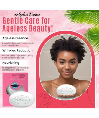 Clear Essence Anti-Aging Complexion Soap - Alpha Hydroxy Acid Exfoliating Bar for Acne & Aging - Dermatologist Tested for All Skin Types (5 Oz - Buy Online on GoSupps.com