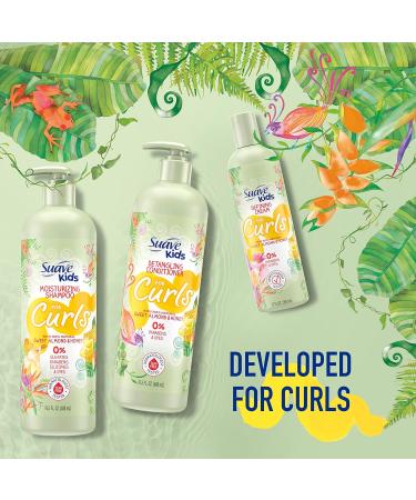 Suave Kids Curly Hair Shampoo & Conditioner Set - Sweet Almond & Honey Infused, 16.5 Oz Ea (2 Piece Set) - Buy Online on GoSupps.com