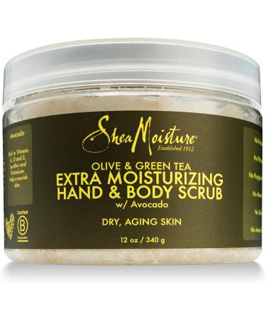 SHEA MOISTURE Olive & Green Tea Body Scrub Anti-Aging & Ultra-Moisturizing by for Unisex - 12 oz Scrub - Buy Online on GoSupps.com