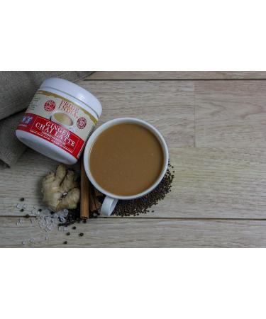 Ginger Chai Latte Powdered Instant Tea Premix 8.82oz (250gm) Jar - ChaiMati - Pack of 1 - Buy Online on GoSupps.com