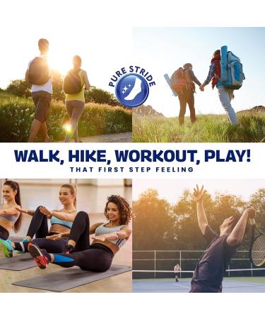 Pure Stride Bold Orthotics - Full Length Support for Metatarsals High Arches Flat Feet - Pain Relief for Plantar Fasciitis - Men s 5-5.5/Women s 7-7.5 - Buy Online on GoSupps.com