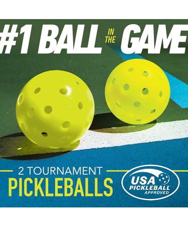 Franklin Sports Wooden Pickleball Paddle and Ball Set - USA Pickleball (USAPA) Approved - Buy Online on GoSupps.com