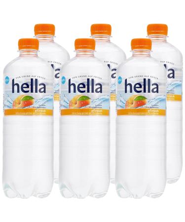 Hella Mineralbrunnen Near Water Peach - DISPOSABLE 6x0.75L | Buy Internationally Online - Buy Online on GoSupps.com