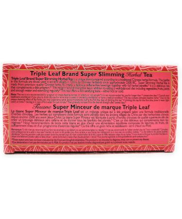 Herbal Tea Triple leaf_SuperSlim Tea 20 bags - Buy Online on GoSupps.com