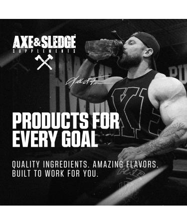 Axe & Sledge Farm Fed 100% Whey Protein Isolate | 25g Protein | Low Carb, Low Sugar, Soy Free, Gluten Free | Protein Powder for Men and Women | Keto | Made in The USA | 28 Servings, Marshmallow Milk - Buy Online on GoSupps.com