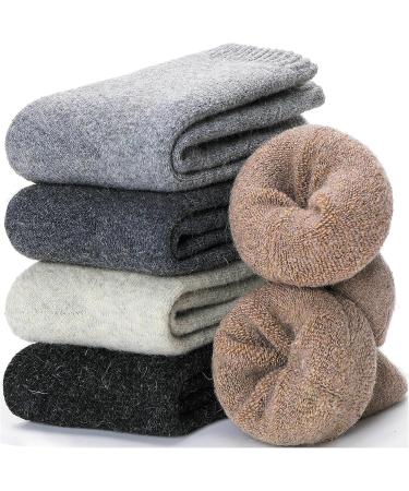 EbMore Women's Merino Wool Hiking Socks - 5 Pairs Thick Thermal Winter Socks - Buy Online on GoSupps.com