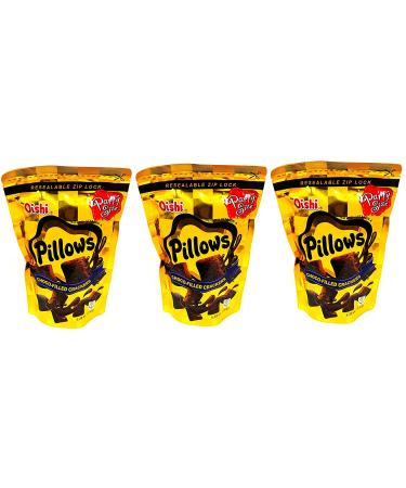 Oishi Pillow Choco-filled Crackers Party Size 5.29 oz - Pack of 3 - Buy Online on GoSupps.com