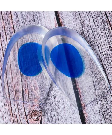 3 Pair Gel Heel Cups Plantar Fasciitis Inserts - Silicone Gel Pads for Heel Pain, Bone Spur & Achilles Pain, Cushions and Shock Absorbing Support - Buy Online on GoSupps.com