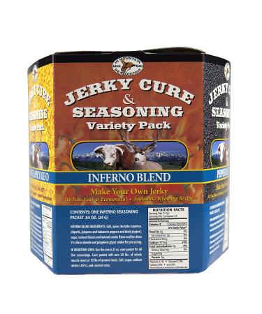 Hi Mountain Jerky Cure & Seasoning Kit - Variety Pack #2 - Mandarin Teriyaki, Pepperoni, Sweet & Spicy, Inferno - Buy Online on GoSupps.com