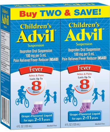 Children's Advil Suspension: Fast-Acting Pain Relief for Kids - Buy Online on GoSupps.com