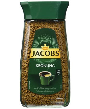 Jacobs Kronung Instant Coffee 200 Gram / 7.05 Ounce (Pack of 1) Best Before Date 15.12.2023