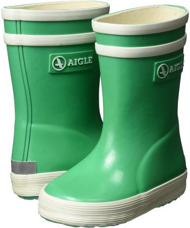 Aigle Unisex Baby Flac Wellington Boots 3.5 UK Child - Green Garden - Buy Online on GoSupps.com