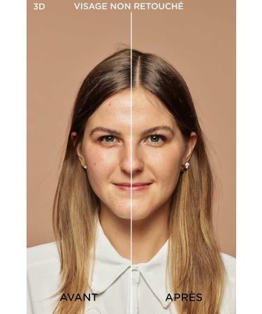 L'Or al Paris - Fluid Foundation - 24H Hydration - Hyaluronic Acid Formula - All Skin Types - Color: Golden Beige (3.D) - Perfect Match - 30 ml - Buy Online on GoSupps.com
