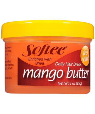 Softee Mango Shea Butter Daily Hair Dress  3 Ounce Jar (1)