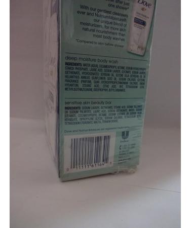 Dove Beauty Bar for Sensitive Skin - 4 oz (6 ct) - 2 Pack | Gentle Cleansing for All Skin Types | International Shipping Available - Buy Online on GoSupps.com