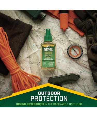 Repel Plant-Based Lemon Eucalyptus Insect Repellent Pump Spray 4-Ounce - Pack of 2 | Mosquito Repellent Twin Pack - Buy Online on GoSupps.com