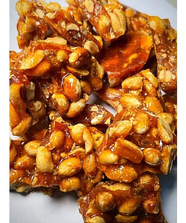 Peanut Brittle 1kg (Peanuts) +Free P&P+Traditional Retro +Lovely Snack