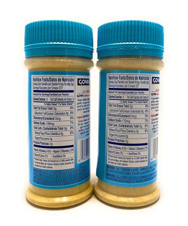 Goya Adobo Less Sodium All Purpose Seasoning - Bundle with & without Pepper - Buy Online on GoSupps.com