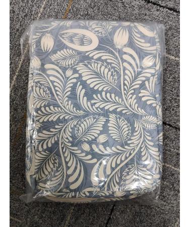 Women's Waterproof Travel Hanging Toiletry Bag - Blue Leaf Cosmetic Organizer - Buy Online on GoSupps.com