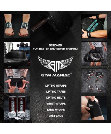 Gym Maniac GM Weightlifting Tape - Thumb, Hand & Wrist Wrap for Powerlifting, Crossfit, Pull Ups - Strongman Training Support Strips (1.5x14.75' 3 Rolls) - Buy Online on GoSupps.com