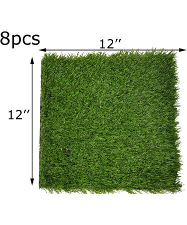 Hamiledyi Chicken Nesting Box Pads - Artificial Grass Rug for Coop - 12x12, 8PCS - Buy Online on GoSupps.com