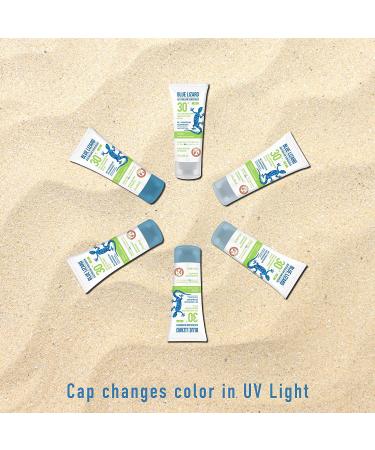 Blue Lizard Kids Mineral Sunscreen SPF 30+ 3 oz Tube - Water Resistant UVA/UVB Protection - Fragrance Free - Smart Cap Technology - Buy Online on GoSupps.com