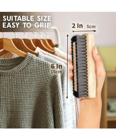 Konex Light Wood Lint Brush for Clothes - Eco-Friendly Cashmere & Fabric Remover | Old Fashioned Home Essentials - International Shipping - Buy Online on GoSupps.com