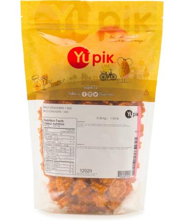 Yupik Spicy Crackers Seasoned Rice Crackers Snack 0.45Kg 450 g (Pack of 1) - Buy Online on GoSupps.com