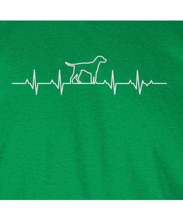 Shirtracer Women's Shirt - Heartbeat Dog 05 Green - Perfect Gift for Dog Owners - XXL - Buy Online on GoSupps.com