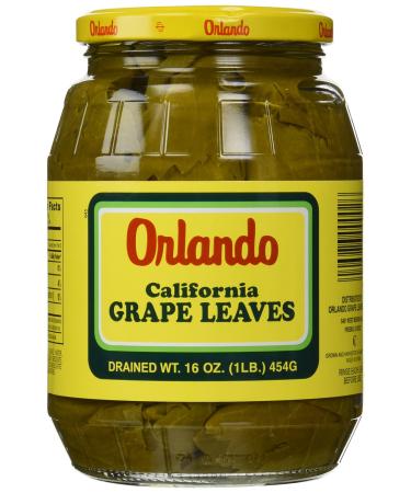 California Grape Leaves -Orlando 2lb jar, DR.WT. 16oz 1 Pound (Pack of 1)
