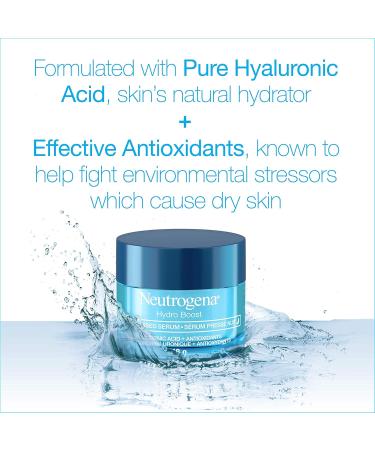 Neutrogena Moisturizer Neutrogena Hydro Boost Night Pressed Face Serum With Purified Hyaluronic Acid and Antioxidants for moisturized Skin 48g 48 Milliliters Night Pressed Serum Face Serum - Buy Online on GoSupps.com