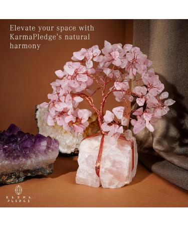 Rose Quartz Crystal Trees for Home & Office Decor | Chakra Healing & Positive Energy | Unique Spiritual Gifts for Women & Moms - Buy Online on GoSupps.com
