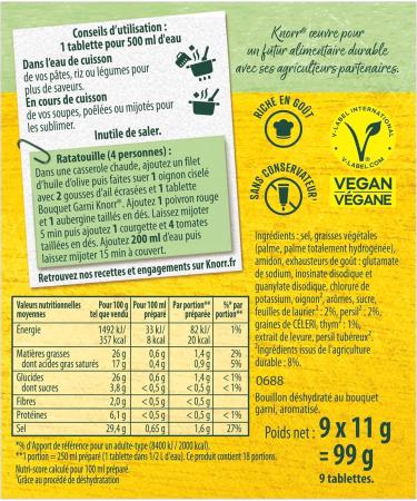 Knorr Bouquet Garnished Thyme Parsley Laurel 99g - Pack of 4 - Buy Online on GoSupps.com