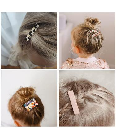 20Pcs Flower Fabric Hair Clips for Girls & Women - Handmade Barrettes by Fancy Clouds - Buy Online on GoSupps.com