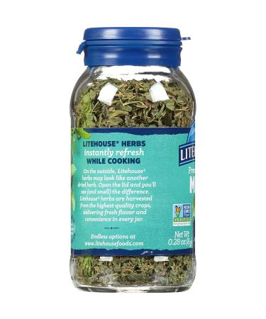 Litehouse Freeze Dried Mint 0.28 oz - 2-Pack | Premium Quality Mint Leaves - Buy Online on GoSupps.com