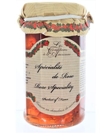 Set of 2 Jars, Les Confitures  la Ancienne - Rose Petal French Preserves / Jam, 9.5 oz